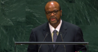 King Mswati III addresses the 81st UN General Assembly in New York. Photo: Screengrab from video