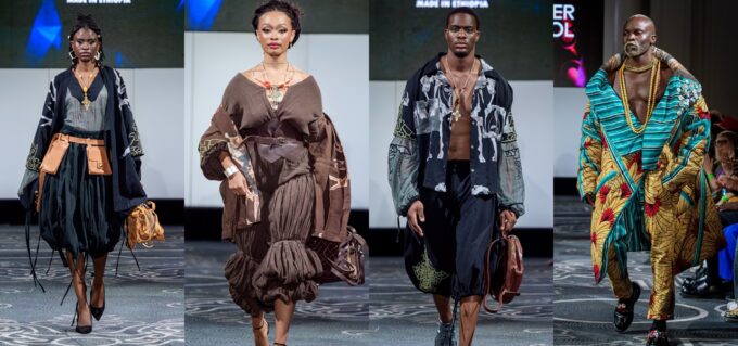 Some of the models showcase African fashion during Africa Fashion Week London (AFWL). Photo: Africa Fashion Week London (AFWL)