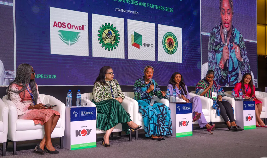 Panelists take part in a discussion during the previous edition of SAIPEC, bringing together industry leaders to examine key issues shaping Africa’s oil and gas sector.