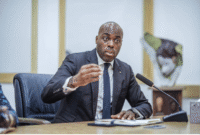 Minister of Digital Economy, Digitalisation and Innovation Mark Alexandre Doumba in Libreville.