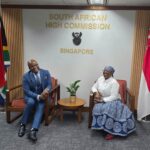 Mabu Mamadi, Chairman of Mamadi International, during a meeting with the South African High Commission in Singapore to explore business opportunities in Asia. Photo: South African High Commission in Singapore