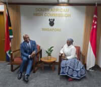 Mabu Mamadi, Chairman of Mamadi International, during a meeting with the South African High Commission in Singapore to explore business opportunities in Asia. Photo: South African High Commission in Singapore