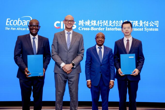 Ecobank Group and CIPS sign an agreement in Beijing to facilitate China Africa cross border payments.