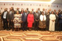 Officials from Namibia and Angola during the inaugural Angola Namibia Bi National Commission in Luanda on 18 October 2026.