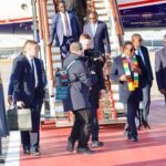Zimbabwean President Emmerson Dambudzo Mnangagwa arrives at the airport in Moscow, Russia, ahead of the third Russia Africa Summit and Economic Forum scheduled for 28 to 29 October 2026.