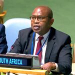 South Africa’s Ambassador to the United Nations, Mxolisi Nkosi. Photo: X/@SAMissionNY