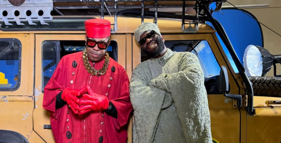 Tobe Nwigwe and Busta Rhymes collaborate on CHINEKE, the opening track of Nwigwe’s album The Bridge, blending African cultural influences with American hip hop.
