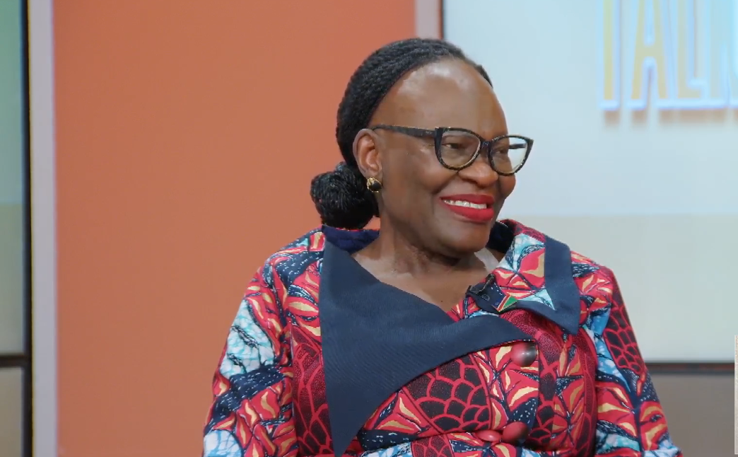 Namibia’s Minister of International Relations and Trade, Selma Ashipala Musavyi, during NBC Digital News’ Talk of the Nation discussion on Namibia’s participation in the Russia Africa Summit 2026 and opportunities for bilateral cooperation. Photo: NBC Digital News