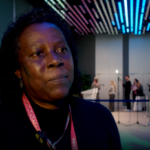 Seychelles News Agency chief editor Betymie Bonnelame with The African Daily editor Adekunle Owolabi on the sidelines of the third Russia-Africa Summit in Moscow. Photo: Supplied