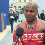 Vusie Dlamini of the Eswatini Tourism Authority speaks to The African Daily’s Adekunle Owolabi during an interview on the sidelines of the Russia Africa Summit in Moscow.